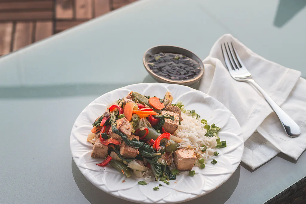 Sebzeli tofu sote